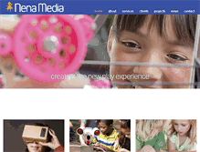 Tablet Screenshot of nenamedia.com